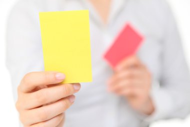 Yellow card　